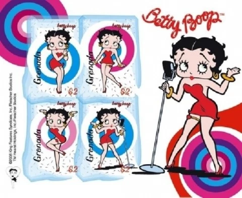 Grenada - Betty Boop Sheetlet Cover