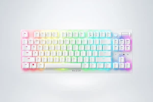 Razer DeathStalker V2 Pro TKL Gaming Keyboard Wireless Purple Switches White US - Zdjęcie 1 z 3