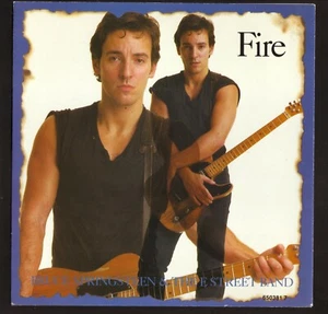 Bruce Springsteen Fire 1987 British Import Picture Sleeve Only - Picture 1 of 2
