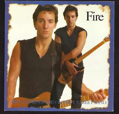 Bruce Springsteen Fire 1987 British Import Picture Sleeve Only - Image 1 of 2