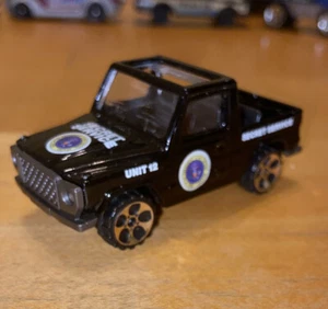 Vintage REALTOY Diecast US Secret Service Unit 12 Truck Black Rare Grey Grill + - Picture 1 of 8