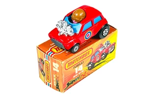 Matchbox Lesney Superfast MB14 Mini-Ha-Ha Racer Pink Driver w/J Style Box - Picture 1 of 11