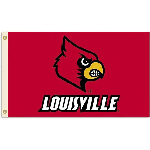 Louisville Cardinals 3' x 5' Flag - Red Cover