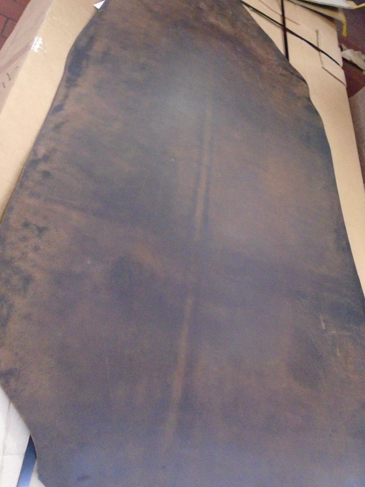 9/10 Crazy Horse Vegetable Tan Water Buffalo Strap Leash Bend Leather 12-13 sqft - Image 1 of 1