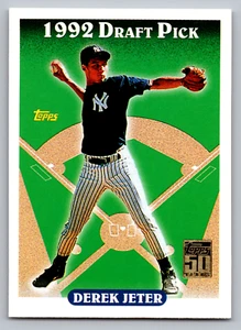 2001 Topps a través de los años reimpresiones #50 Derek Jeter Yankees '93 - Imagen 1 de 3