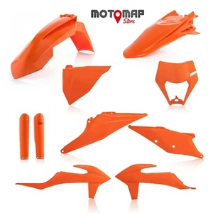 Full Kit Plastiche Acerbis Ktm Exc TPI 150 250 300 2020 2021 arancio 2 - Foto 1 di 1
