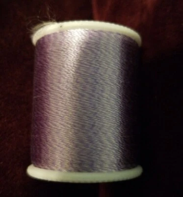 Coats and Clark color twist rayon art D83 T A  710 lavender/lavender - Image 1 of 3