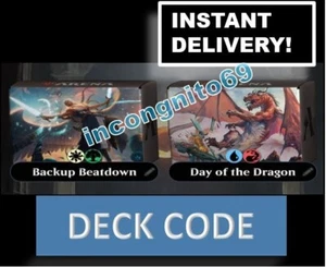 MAGIC MTG MTGA ARENA CODE CARD STARTER KIT 2023 ARENA DECK - 2 DECKS - INSTANT - Picture 1 of 5