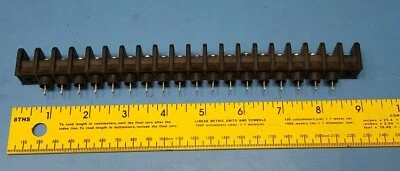 Terminal Barrier Strip Block, Buchanan, SSB7TM180103,18P, 20A, 300V, SINGLE ROW - Image 1 of 3