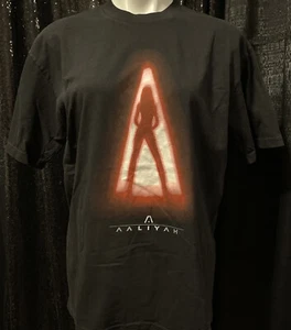 Aaliyah Mens 90s Hip Hop R&B Music Special Release T-Shirt Size M RARE!! - Picture 1 of 6
