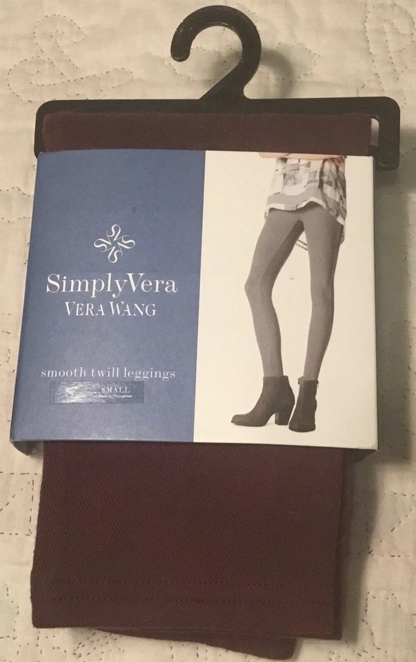 Leggings elásticos de sarga Simply Vera Wang Port con bolsillos traseros Foto 1 de 4