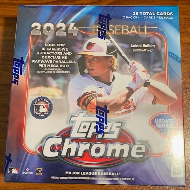 2024 TOPPS CHROME UPDATE SERIES BASEBALL MEGA BOX