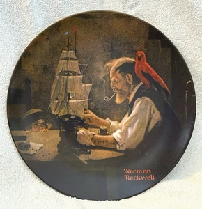 Vintage Sammelteller Knowles Norman Rockwell The Ship Builder 1980 - Bild 1 von 3