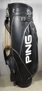 Vintage 1980s Ping Karsten Golf Bag Black - Picture 1 of 10