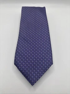 Stefano Ricci Seidenkrawatte lila geometrisches Muster 60x3,25" Made in Italy - Bild 1 von 11
