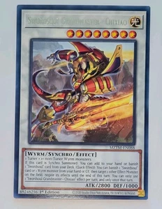 Swordsoul Grandmaster - Chixiao Yugioh Card 1st Edition No. MZIM-EN088 - Picture 1 of 1