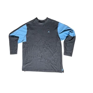 Vintage Jordan Jumpman Langarmshirt 2XL Schwarz Blau Retro 2000er - Bild 1 von 9