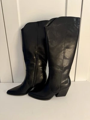 NEW DV by Dolce Vita Kyleah, Size 8, Black Heeled Knee High Boots - Image 1 of 4
