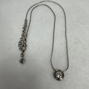 Collana con ciondolo Brighton reversibile diversi colori strass su entrambi i lati - Foto 1 di 4