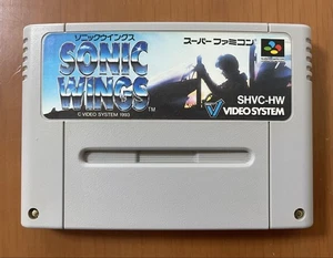 SNES Sonic Wings SFC Nintendo Super Famicom JAPAN - Picture 1 of 2