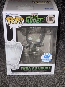 Funko Pop! Iwua as Groot Funko Exclusivo #1197 -I Am Groot + Protector Pop - Imagen 1 de 6
