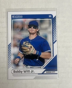 2024 Donruss Card Bobby Witt Jr Base #1 Kansas City Royals - Picture 1 of 2