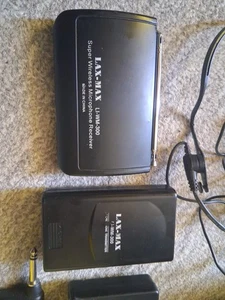 LAX-MAX LI-300 Super Professional Wireless Receiver Microphone System PLUS MORE - Picture 1 of 5