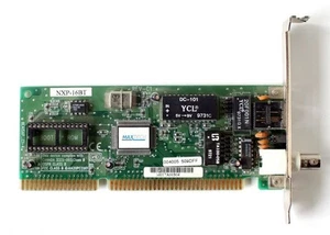 Maxtech nxp-16bt (rev-c1) ethernet network adapter 16-bit card, isa - Picture 1 of 3