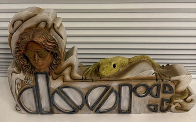 Estatua quemador de incienso The Doors Jim Morrison Lizard King 2004 con licencia rara Foto 1 de 4