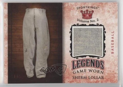 2021 Sportkings Volume 2 Legends Game Worn Materials Red /50 Sherm Lollar - Image 1 of 2