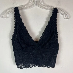 Cosabella NWOT Never Say Never Curvy Plungie Bralette Black Size S - Picture 1 of 7