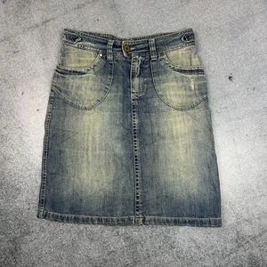 Y2K Vintage Denim Rock Cadena Jeans Co – Mid-Waist Distressed Look (36) - Picture 1 of 4