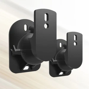 1 par de soportes de pared de sonido envolvente para altavoces soportes de montaje en pared soporte - Imagen 1 de 12