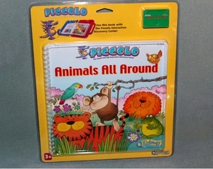 Piccolo Interactive Discovery Center Book/Cartridge Animals All Around Kidology - Picture 1 of 1