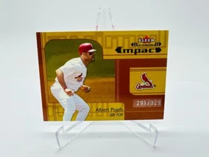 2002 Fleer Albert Pujols Maximum Impact Gold SP #/329 - Picture 1 of 2