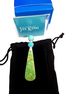 Collana con ciondolo corallo Jay King nuova - Foto 1 di 11