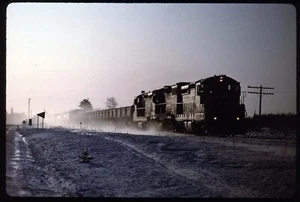 Scivolo ferroviario originale - DMIR Duluth Missabe & Iron Range 318+ Saginaw MN 2-3-1994 - Foto 1 di 1