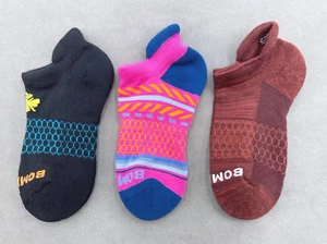 3 pairs BOMBAS Women's All-Purpose Honeycomb Ankle socks Size Small 3 Colors - Picture 1 of 4
