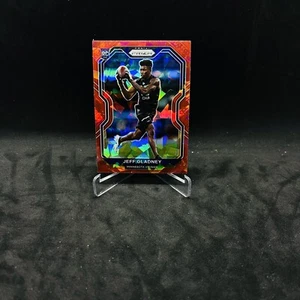 Jeff Gladney 2020 Prizm Football Red Cracked Ice Rookie Card Lions. - Picture 1 of 2