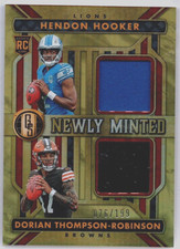DORIAN THOMPSON-ROBINSON/H. HOOKER--2023 GOLD STANDARD-ROOKIE DUAL RELIC-076/199