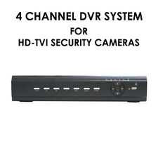 4 Channel DVR HD-TVI 1080p Recording CCTV Security System No HDD - CNB RTC041