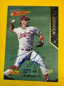 67614 1995 Signature Rookies Signatures #29 Todd LaRocca AUTO /5750 - Bild 1 von 3