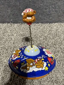 Antikes Kreisel Spielzeug Top Ohio Art Fair Zustand Sleepy Teddy Top - Bild 1 von 5