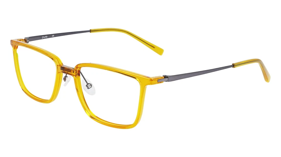 Airlock P-2010 730 Pure Men's Eyeglasses Frames 53-18-145 Yellow