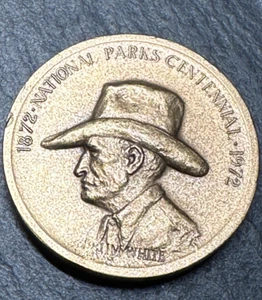 Medallón de bronce 1972 Parques Nacionales Centenario Cavernas de Carlsbad 1930 H112 - Imagen 1 de 11