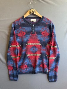 Ralph Lauren Denim Supply Aztec Sweater mens Medium Fireball Navajo Indian - Picture 1 of 5