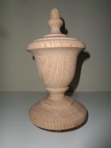 WOOD FINIAL UNFINISHED FOR NEWEL POST FINIAL OR CAP #11 Cover