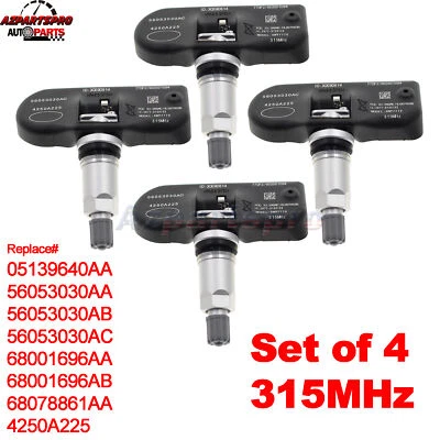 Sensores de presión de neumáticos TPMS para Dodge Avenger 2007-2014/calibre 2007-2012 4 un. Foto 1 de 4