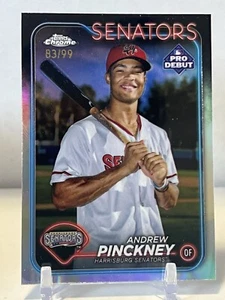 2024 Topps Pro Debut Chrome Refractor #'d/99 Andrew Pinckney #PDC-117 - Bild 1 von 3