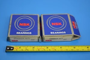 Rodamientos de bolas NSK 6006DDUCM NS7S x 2 OD 55 mm diámetro 30 mm 13 mm - Imagen 1 de 3